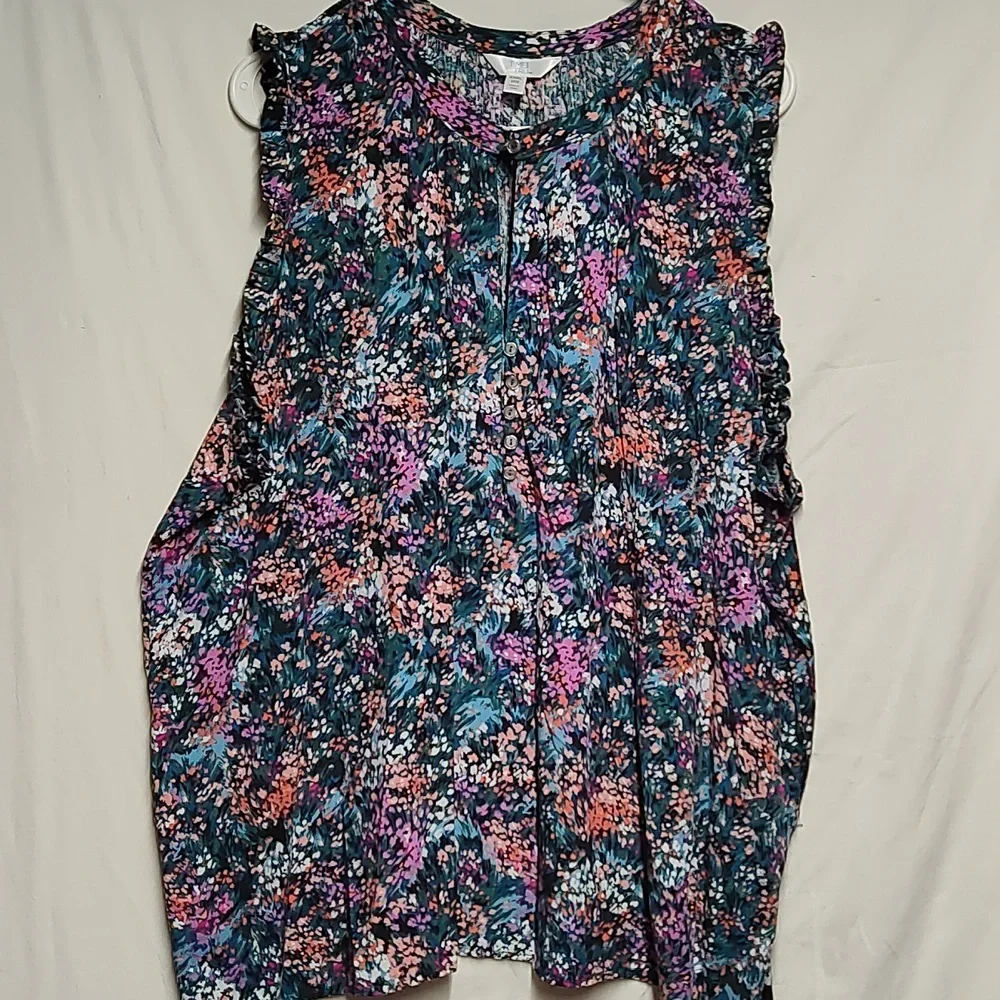 Women's Time and True Floral Top Size XXXL - Picture 1 of 6